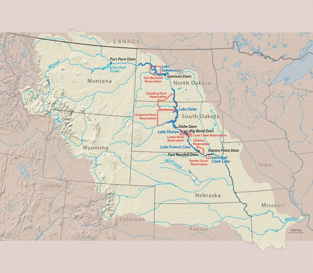 Upper Missouri River affect the sustainability